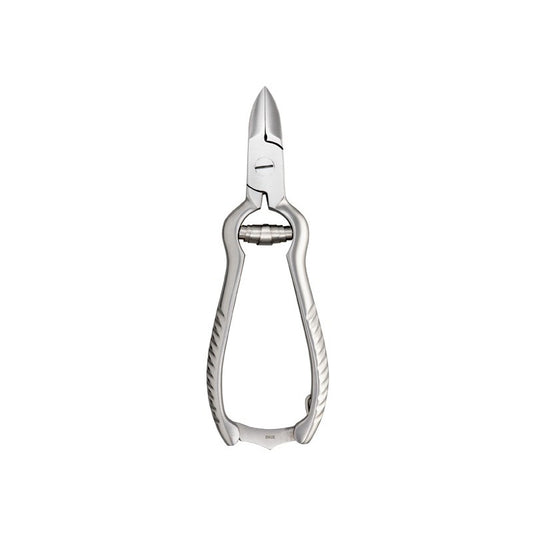 Sécateur à ongles - Coupe concave - Mors effilés - 14 cm - Inox satiné - Elibasic