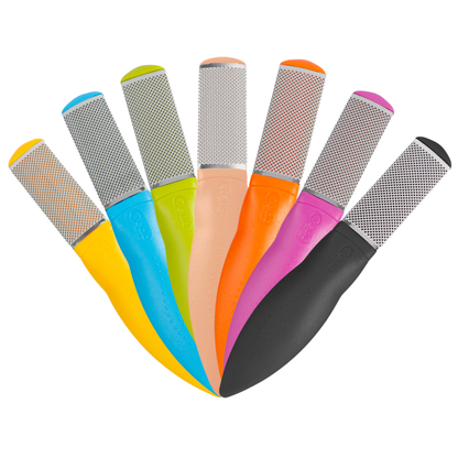 Pedicure file with stainless steel friction surface - 19 cm - Credo