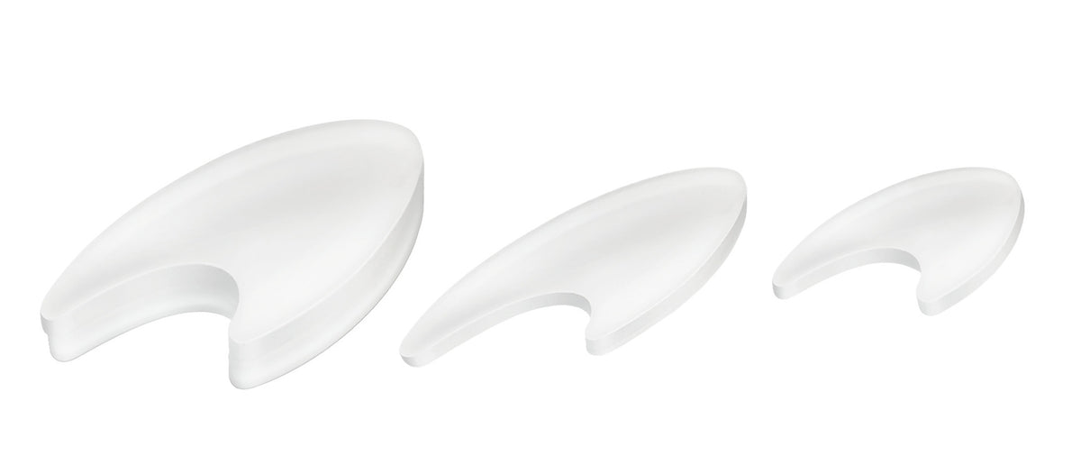 Séparateurs d'orteils en silicone - forme anatomique  - 10 pièces - Ruck
