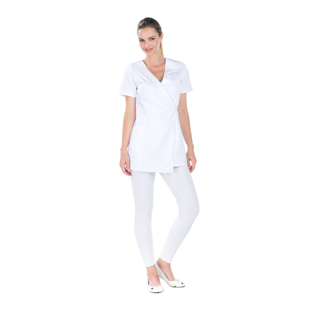 Claudia - Tunique - Manches courtes - Femme - 75 cm