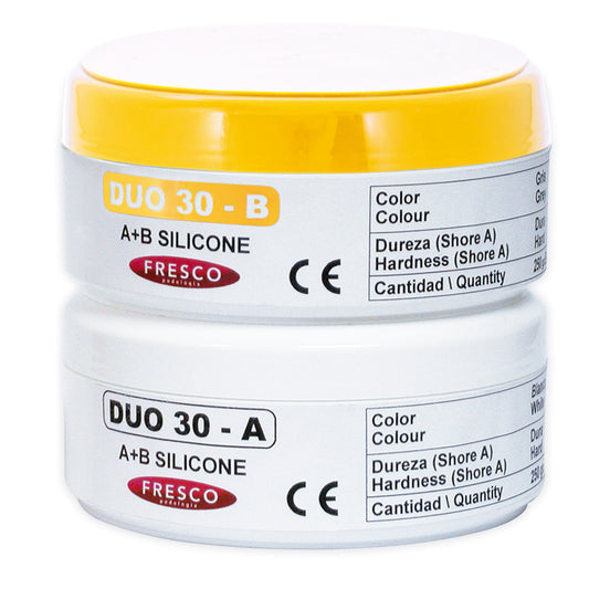 Silicone orthoplastie DUO 30 - A + B - Shore A 30-32 - 250 g - Fresco