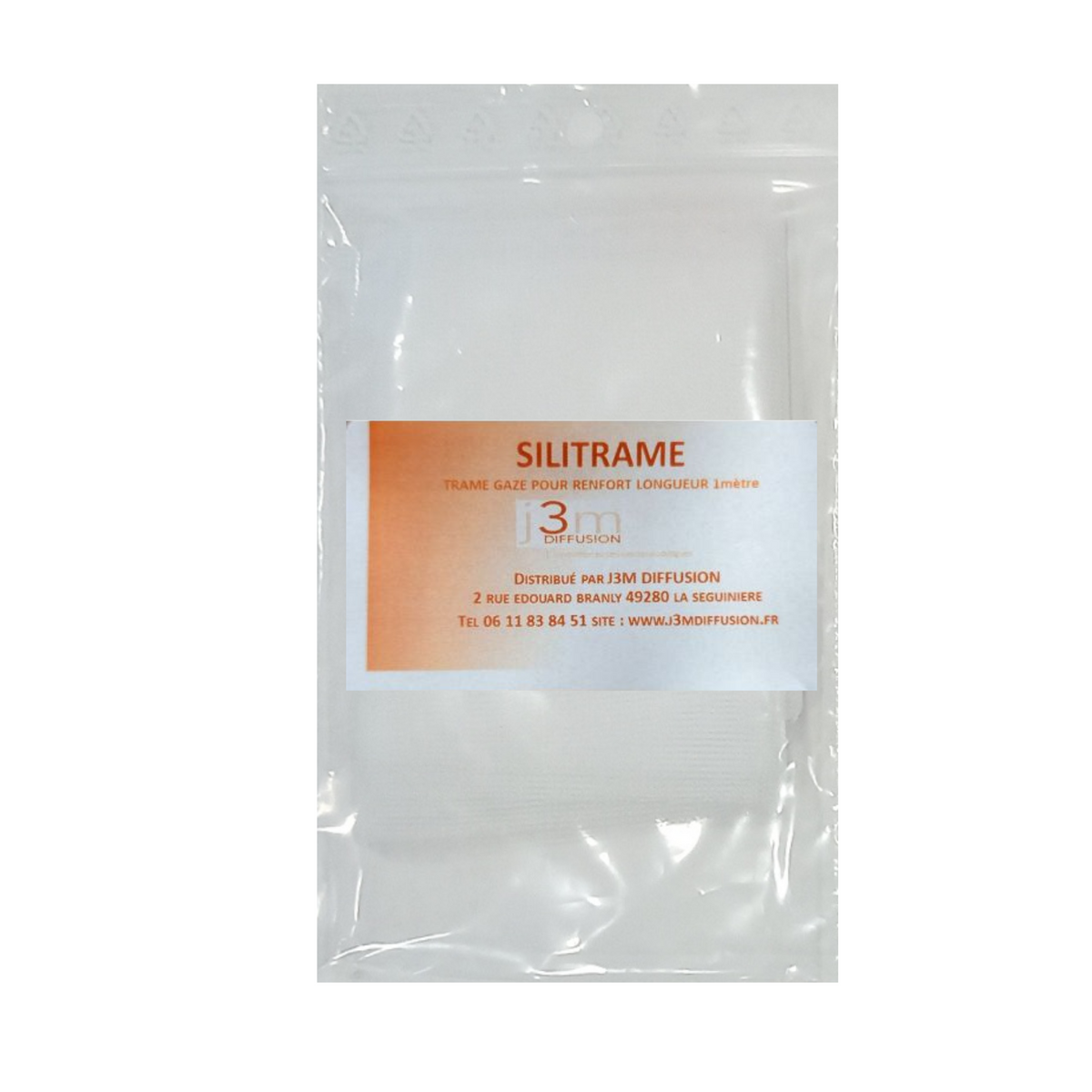 Silitrame - Trame Gaze pour orthoplastie - Pour la fabrication d'orthèse - j3m 