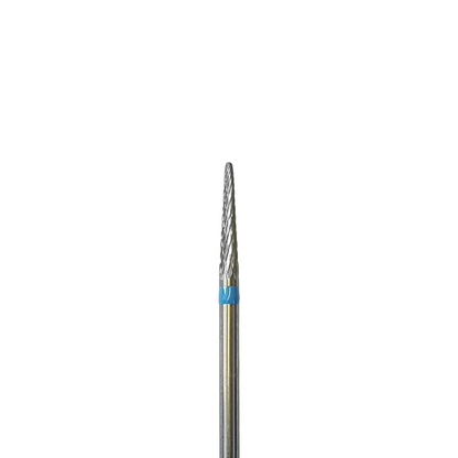 Fraise E0110 Carbure de tungstène - Traitement et finition des ongles - Denture croisée moyenne - 2,3 mm