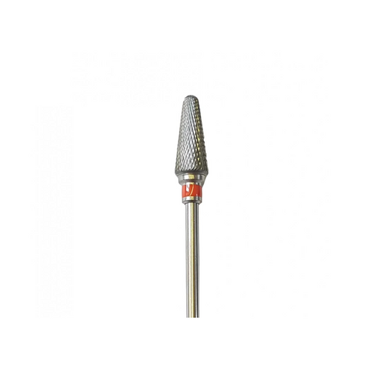 Fraise E5520 Carbure de tungstène - Abrasion et finition des ongles fins - Denture croisée fine - 6 mm