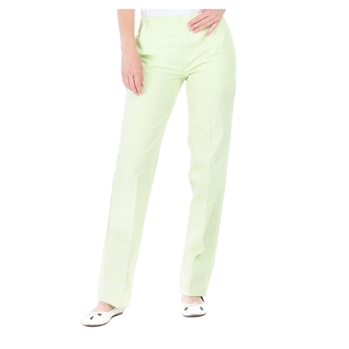 Manhattan - Pantalon - Femme - Ceinture élastique - Sans poche
