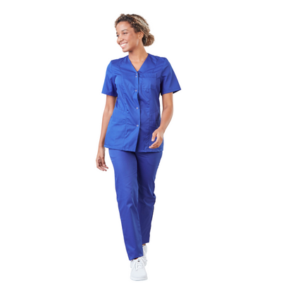 Gaia - Blouse Manches courtes - Col V - Femme - 70 cm - Phirejo