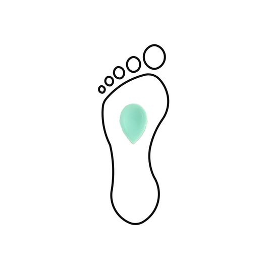 Pelote métatarsienne - Forme Goutte - ARC - Vert