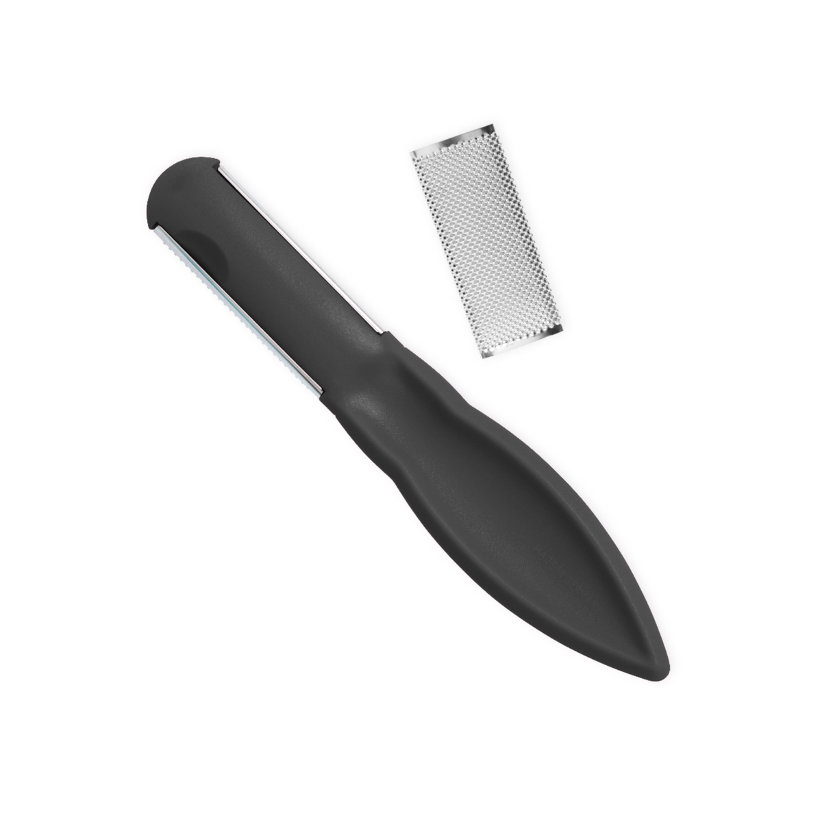 Pedicure file with stainless steel friction surface - 19 cm - Credo