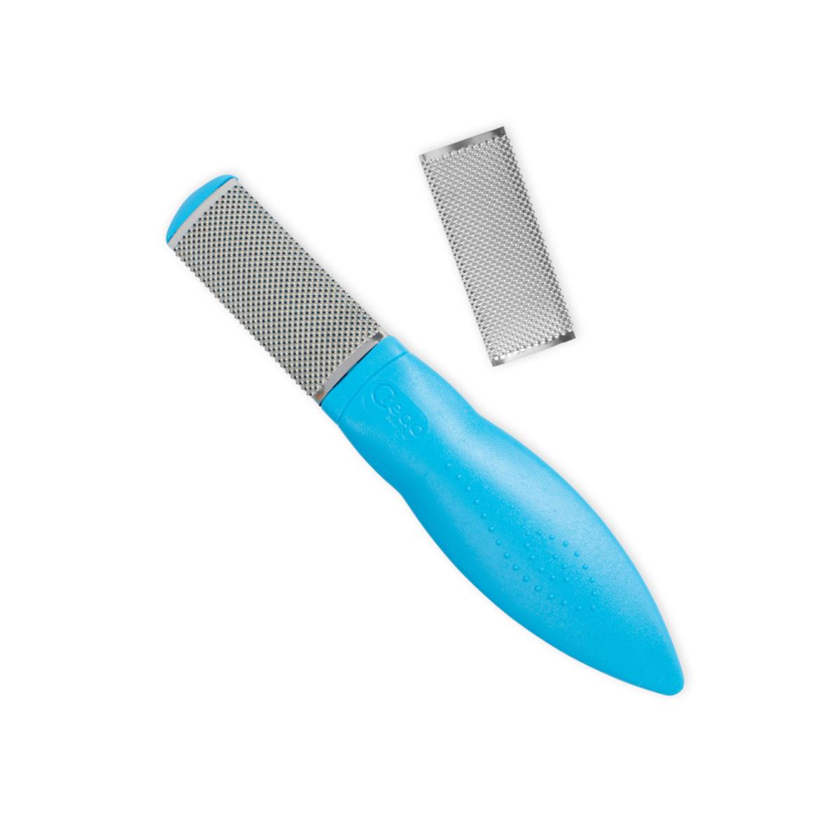 Pedicure file with stainless steel friction surface - 19 cm - Credo