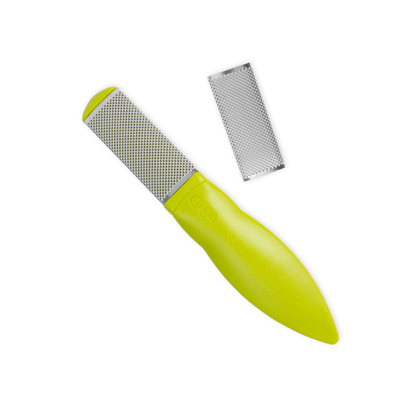 Pedicure file with stainless steel friction surface - 19 cm - Credo
