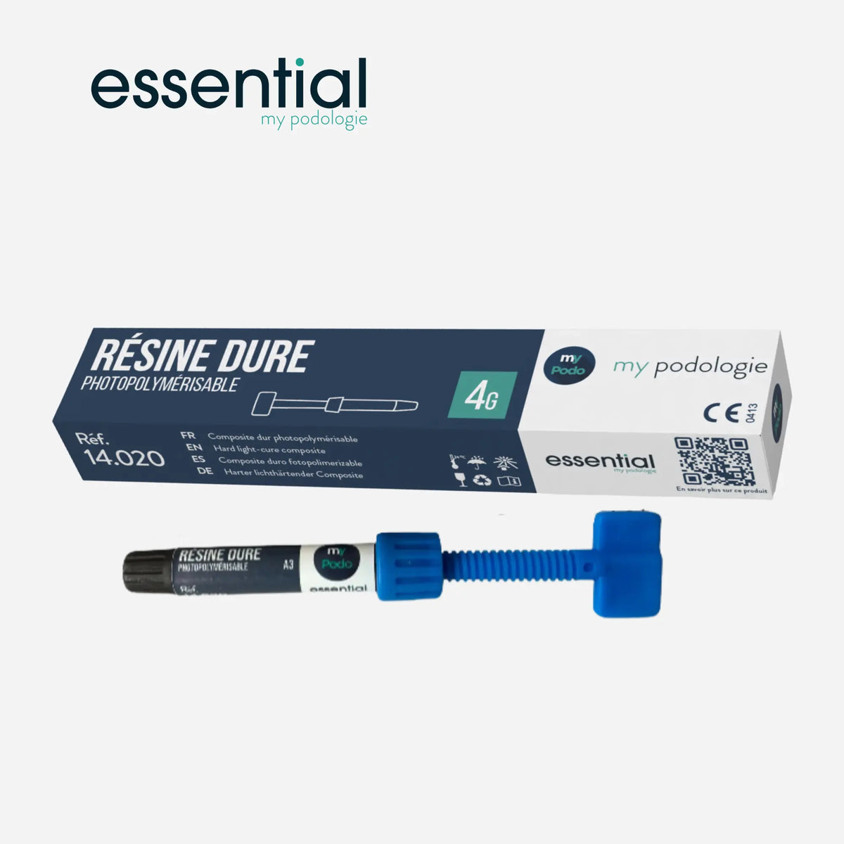 Résine composite dure photopolymérisable pour orthonyxies - 4g